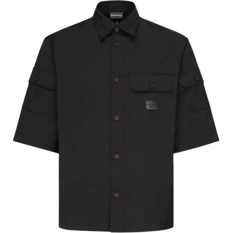 EMPORIO ARMANI Мужская черная рубашка
EMPORIO ARMANI Мужская черная рубашка