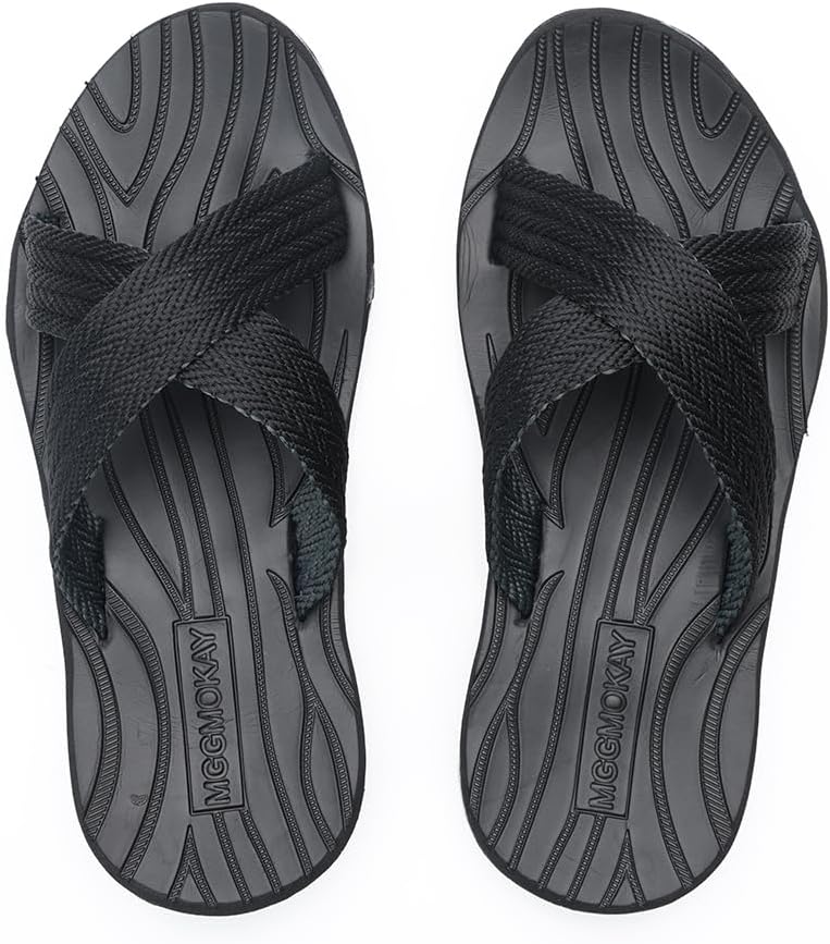 Мужские шлепанцы MGGMOKAY с перекрестной полоской, комфортные вьетнамки для мужчин, летние пляжные тапочки, черный
Мужские шлепанцы MGGMOKAY с перекрестной полоской, комфортные вьетнамки для мужчин, летние пляжные тапочки, черный
