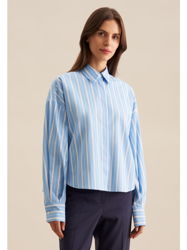 Блузка Seidensticker, средне-синий
Блузка Seidensticker, средне-синий