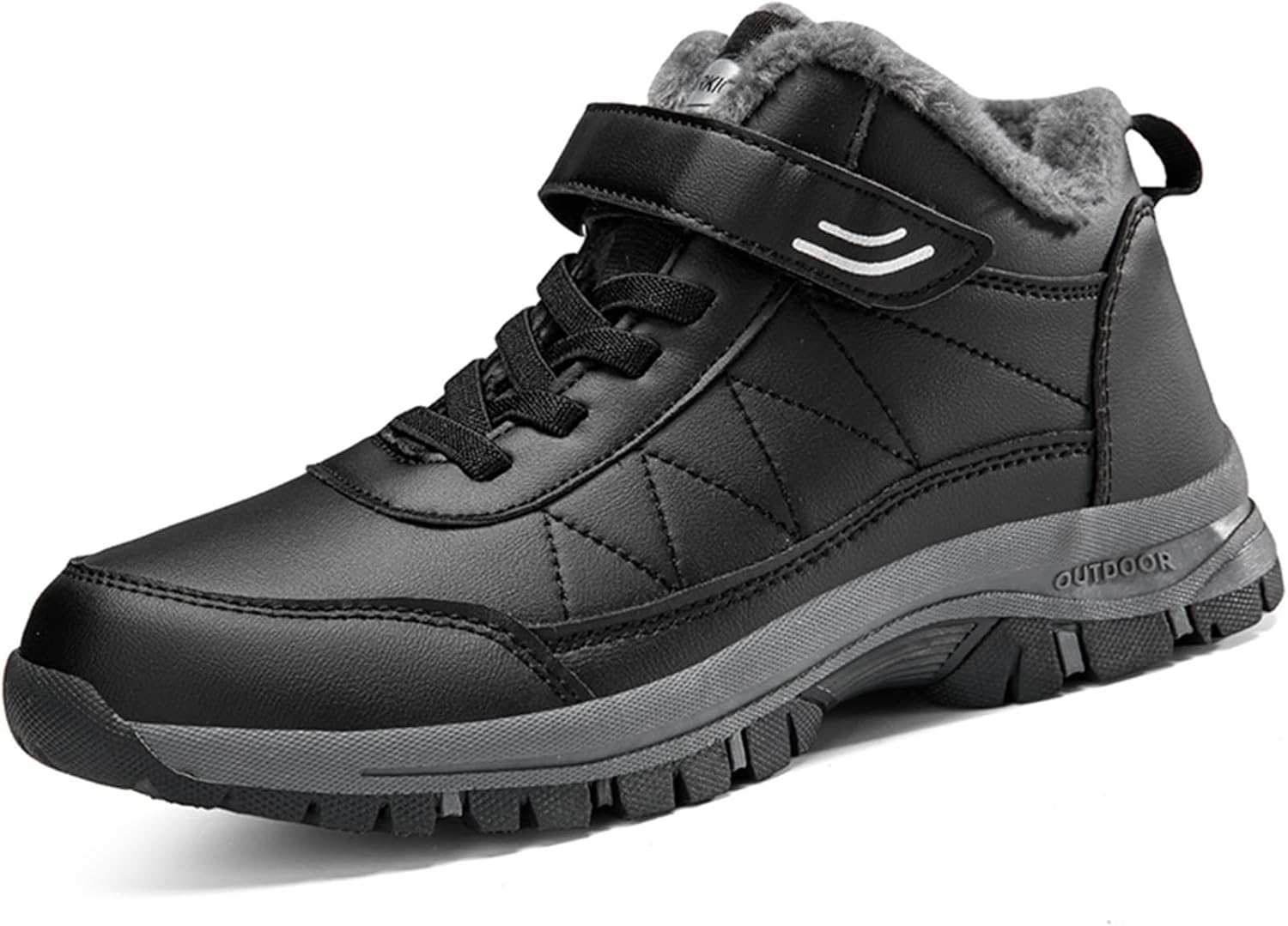 Зимние мужские теплые флисовые ботинки для снега до щиколотки, утепленные плюшевые наружные противоскользящие повседневные туфли для мужчин и пожилых Generic, черный
Зимние мужские теплые флисовые ботинки для снега до щиколотки, утепленные плюшевые наружные противоскользящие повседневные туфли для мужчин и пожилых Generic, черный