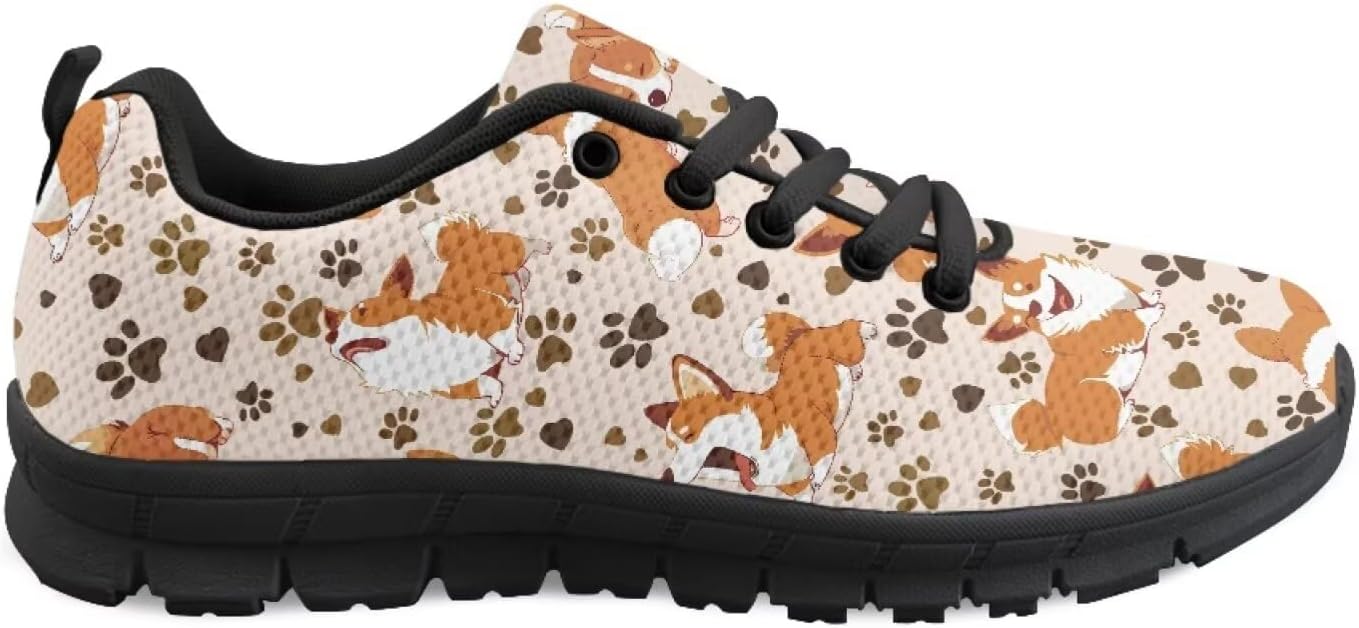 Кроссовки GETELINSENG унисекс для бега, сетчатые, модные, для тенниса и ходьбы, легкие спортивные, плоская подошва, Corgi Paw Print
Кроссовки GETELINSENG унисекс для бега, сетчатые, модные, для тенниса и ходьбы, легкие спортивные, плоская подошва, Corgi Paw Print