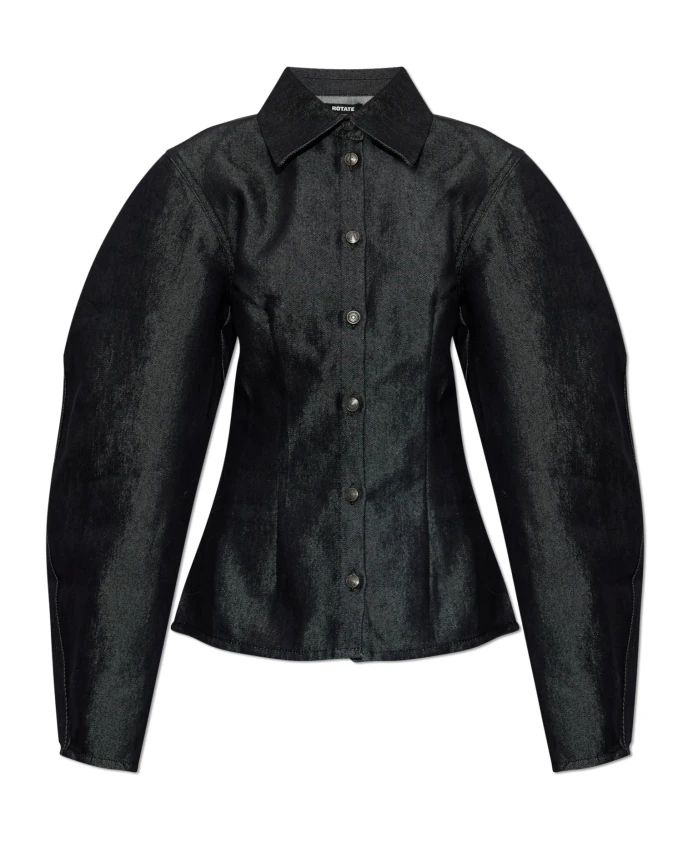 Джинсовая рубашка Rotate Birger Christensen, черный
Джинсовая рубашка Rotate Birger Christensen, черный