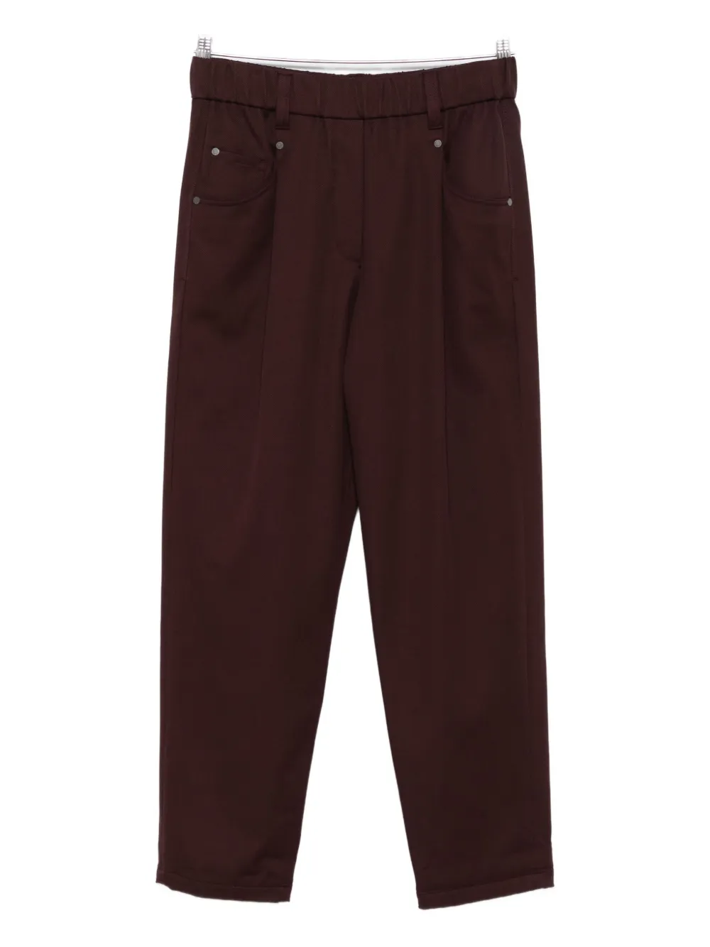 Брюки с эластичной талией и карманами Brunello Cucinelli, коричневый
Брюки с эластичной талией и карманами Brunello Cucinelli, коричневый