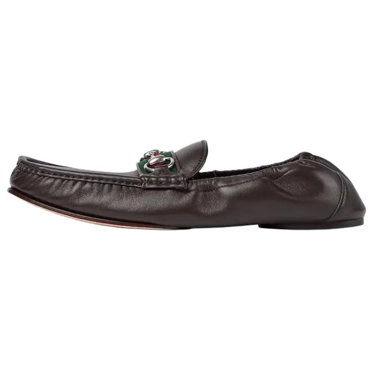 Horsebit 1953 повседневные кожаные туфли мужские GUCCI, темно-коричневый
Horsebit 1953 повседневные кожаные туфли мужские GUCCI, темно-коричневый