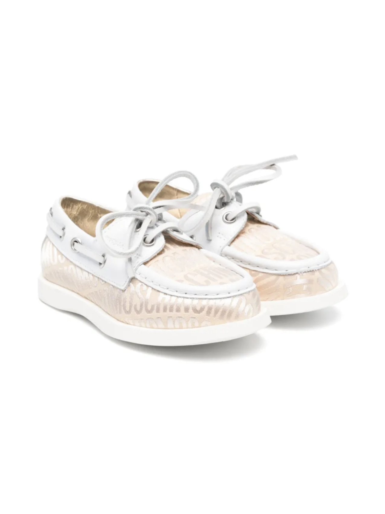 Туфли-лодочки Moschino Kids с жаккардовым логотипом, нейтральный
Туфли-лодочки Moschino Kids с жаккардовым логотипом, нейтральный