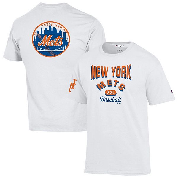 Мужская белая футболка new york mets 3-hit jersey Champion
Мужская белая футболка new york mets 3-hit jersey Champion