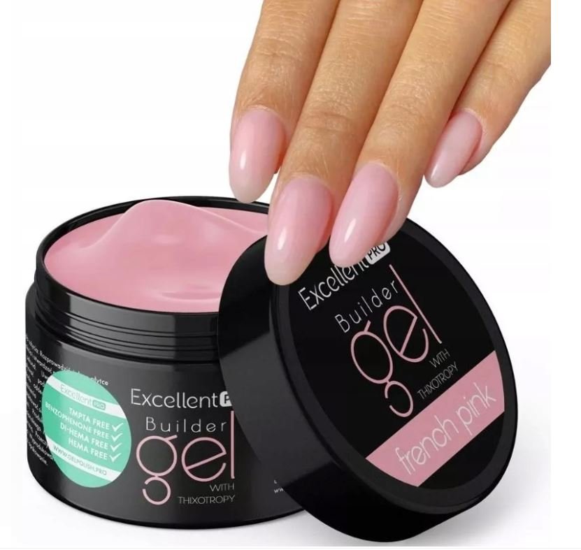 Excellent Pro Thixotropy French Pink, строительный гель, 50 г
Excellent Pro Thixotropy French Pink, строительный гель, 50 г