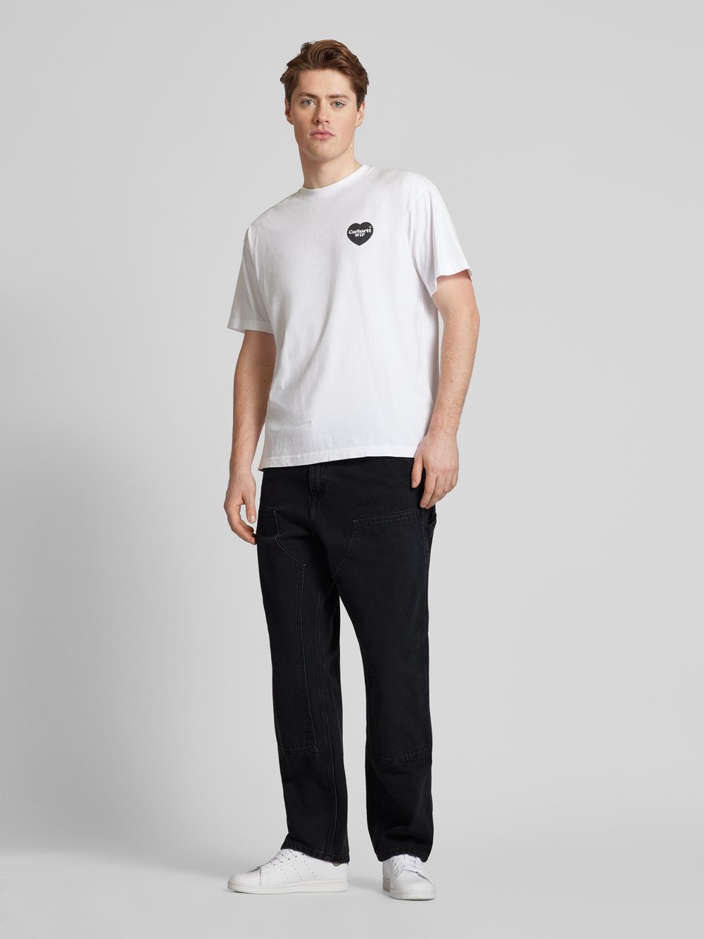 Джинсы прямого кроя с укрепленной областью колена Carhartt Work In Progress, черный
Джинсы прямого кроя с укрепленной областью колена Carhartt Work In Progress, черный