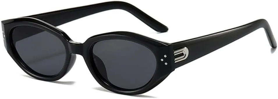 Винтажные солнцезащитные очки «кошачий глаз» для женщин, модные солнцезащитные очки UV400 для мужчин, трендовые панк-очки с заклепками LXLHWN, Black Gray
Винтажные солнцезащитные очки «кошачий глаз» для женщин, модные солнцезащитные очки UV400 для мужчин, трендовые панк-очки с заклепками LXLHWN, Black Gray