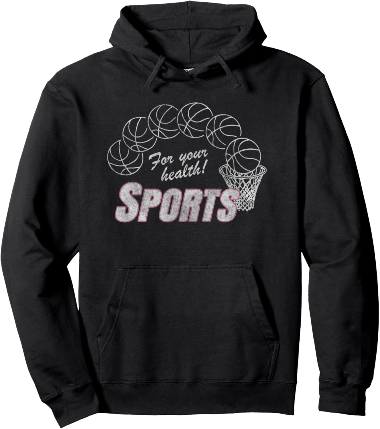 Спорт для вашего здоровья! Худи с баскетбольными мячами Trendy Apparel, черный
Спорт для вашего здоровья! Худи с баскетбольными мячами Trendy Apparel, черный