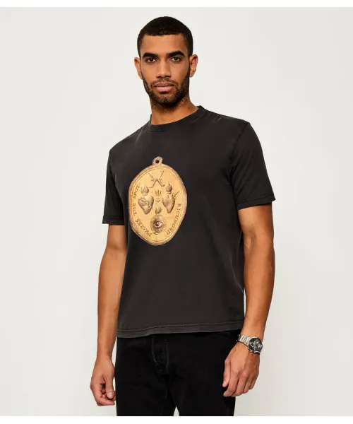 Футболка самат Regular fit Richmond X, серый 
Футболка самат Regular fit Richmond X, серый