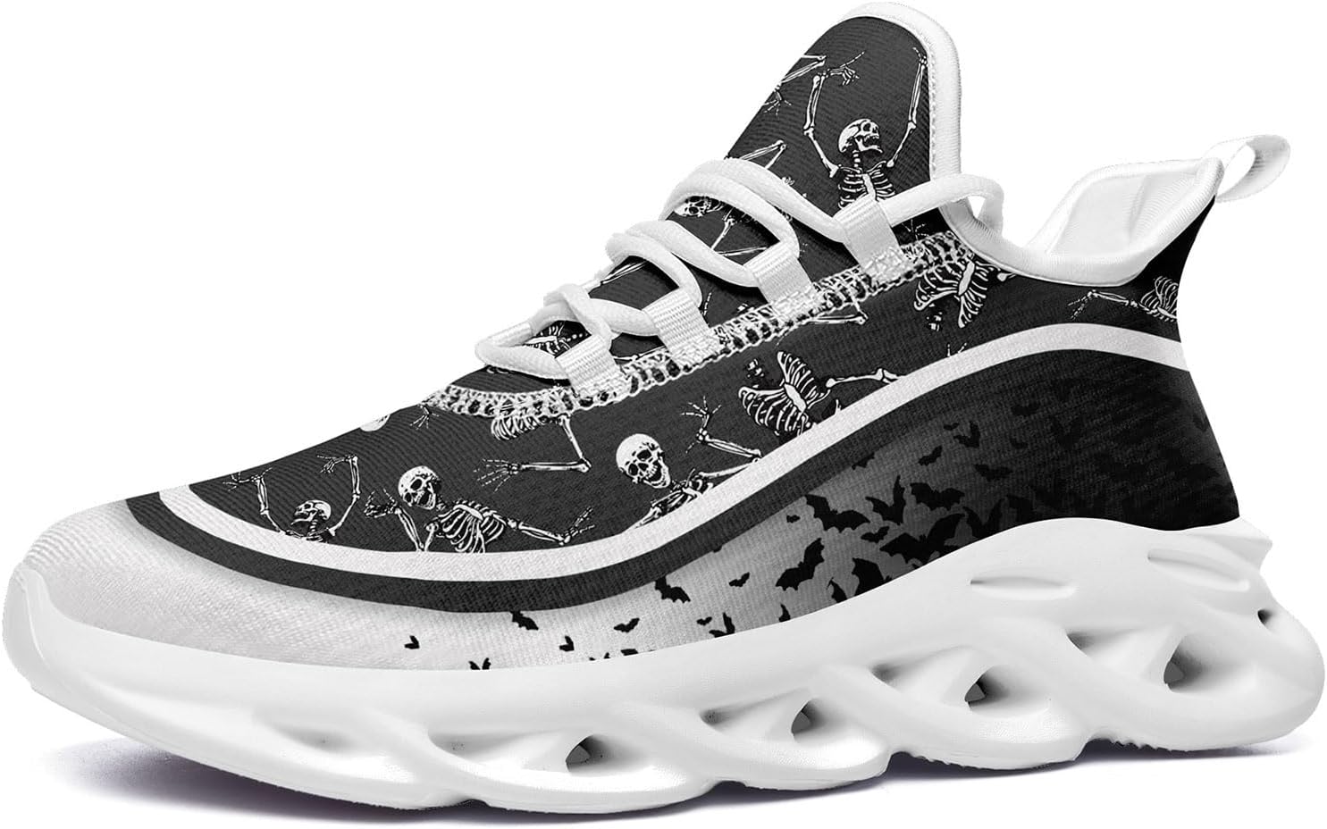 Мужские дорожные кроссовки для бега с противоскользящей подошвой, легкие, модные с черепом и розой, для ходьбы, спортивные, стильные, с амортизацией, женские Coolcustomize, белый
Мужские дорожные кроссовки для бега с противоскользящей подошвой, легкие, модные с черепом и розой, для ходьбы, спортивные, стильные, с амортизацией, женские Coolcustomize, белый