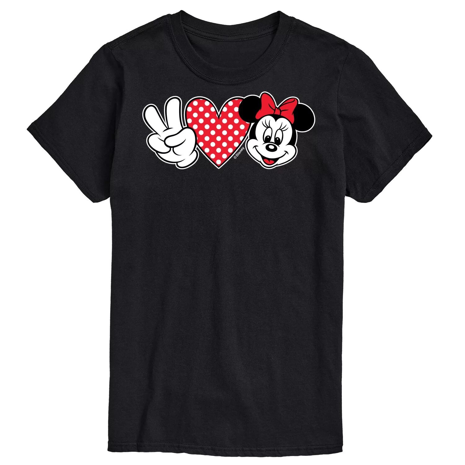 Мужская футболка с рисунком Минни Маус Disney's Peace Love Minnie Licensed Character
Мужская футболка с рисунком Минни Маус Disney's Peace Love Minnie Licensed Character
