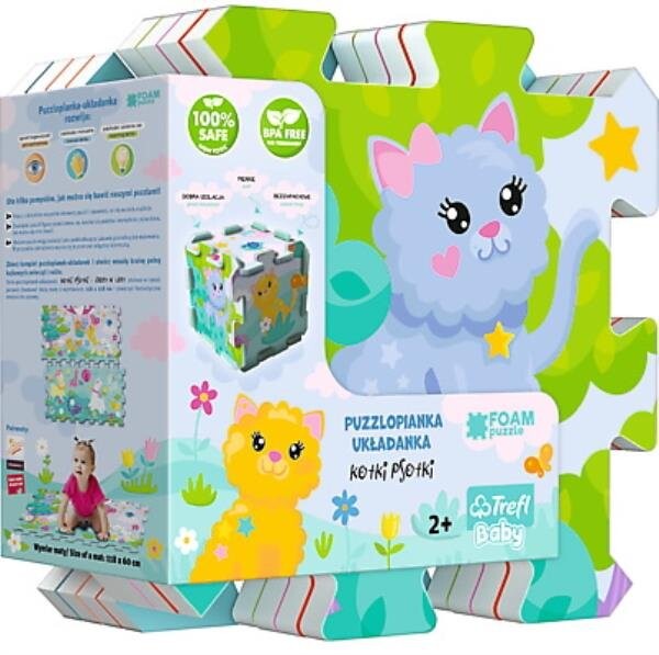 Пазл из пенопласта Кошки Псотки, 8 шт. Trefl
Пазл из пенопласта Кошки Псотки, 8 шт. Trefl