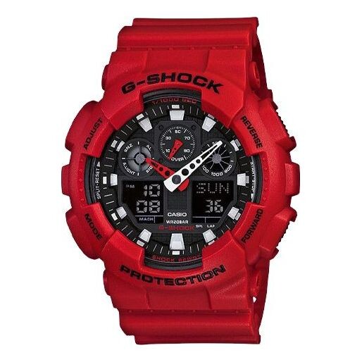 Часы g-shock analog-digital 'red' Casio, красный
Часы g-shock analog-digital 'red' Casio, красный