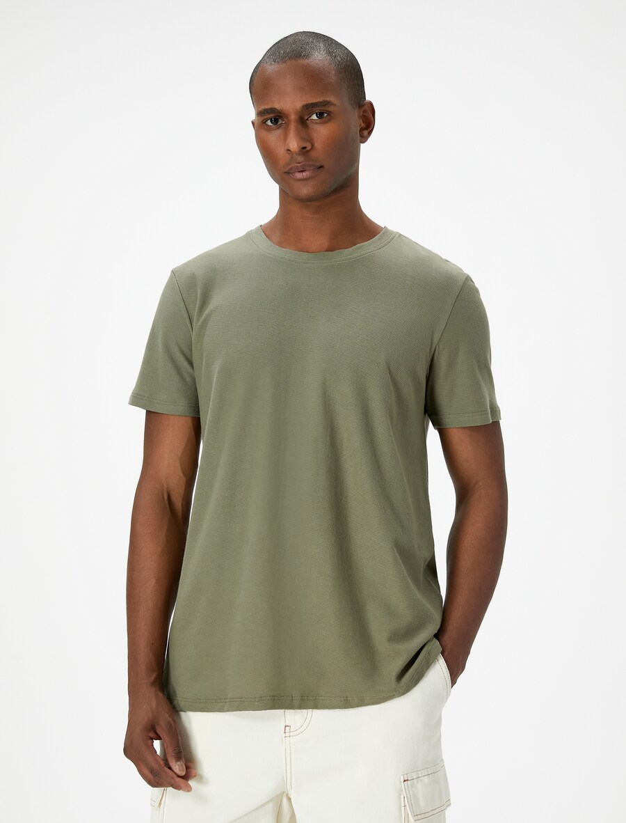 Классическая футболка Koton Shirt, оливковый
Классическая футболка Koton Shirt, оливковый