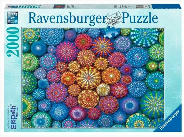 Ravensburger, пазл, Радужные мандалы, 2000 шт.
Ravensburger, пазл, Радужные мандалы, 2000 шт.