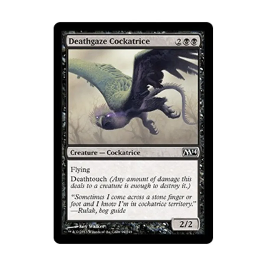 CCG Кокатрис Смертельного Взгляда (клавиша C), MTG - Magic 2014
CCG Кокатрис Смертельного Взгляда (клавиша C), MTG - Magic 2014