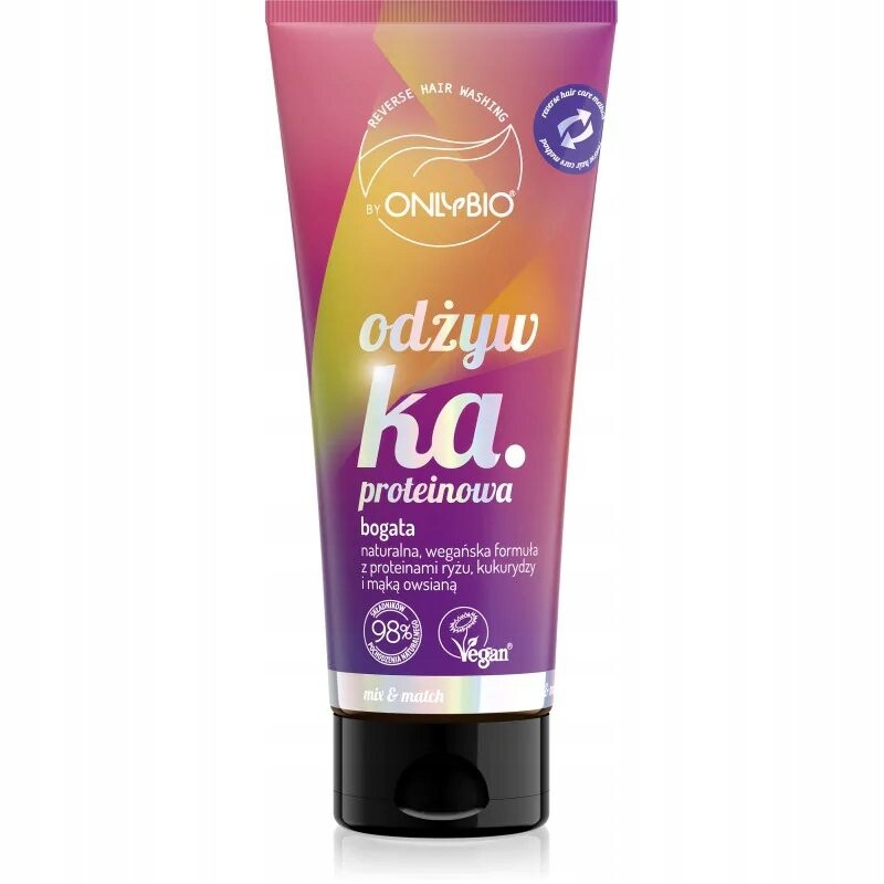 Only Bio, Кондиционер с богатым содержанием протеинов, 200 мл Onlybio
Only Bio, Кондиционер с богатым содержанием протеинов, 200 мл Onlybio