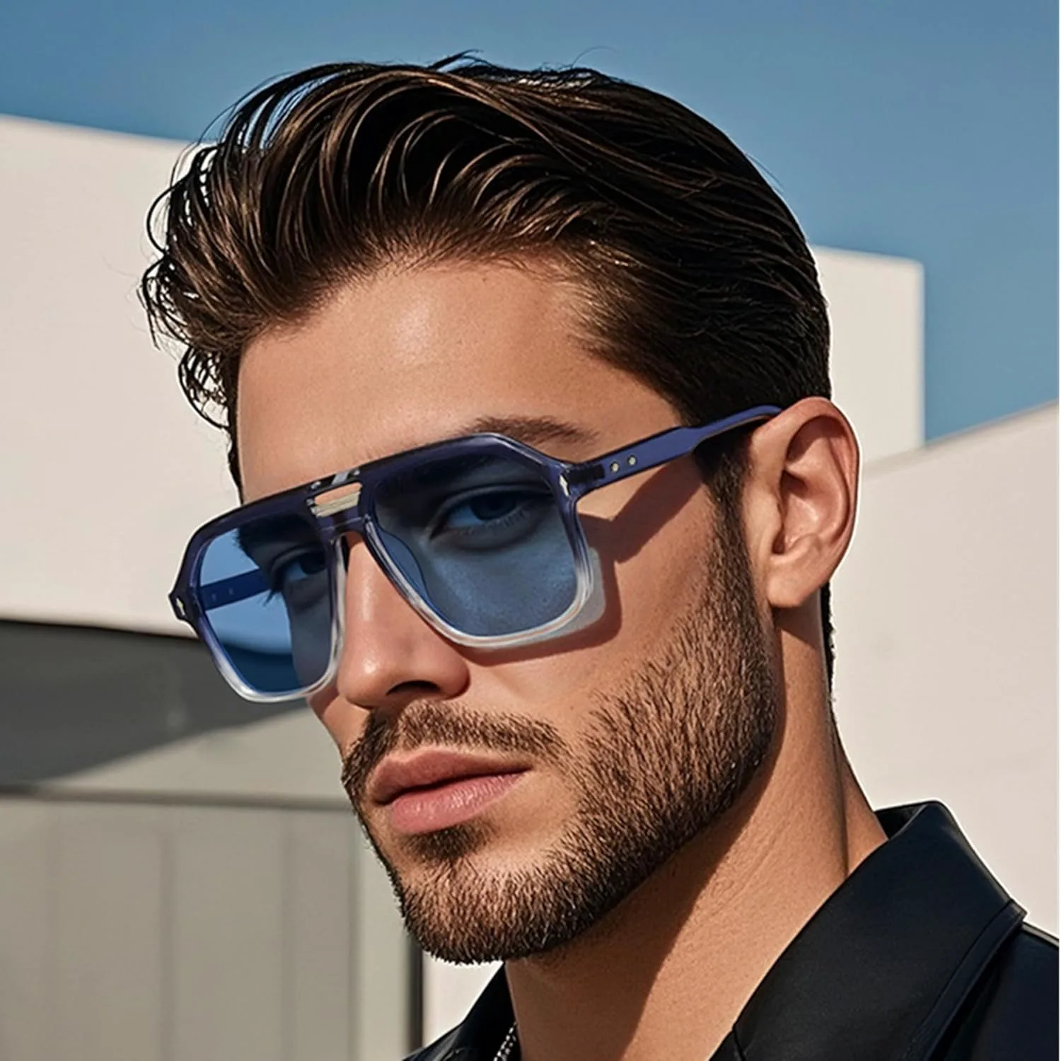 bullabulling Ретро-солнцезащитные очки-пилот с двойной перемычкой, квадратные, для женщин и мужчин, в стиле 70-х, винтажные, с защитой от УФ-излучения UV400, Green
bullabulling Ретро-солнцезащитные очки-пилот с двойной перемычкой, квадратные, для женщин и мужчин, в стиле 70-х, винтажные, с защитой от УФ-излучения UV400, Green