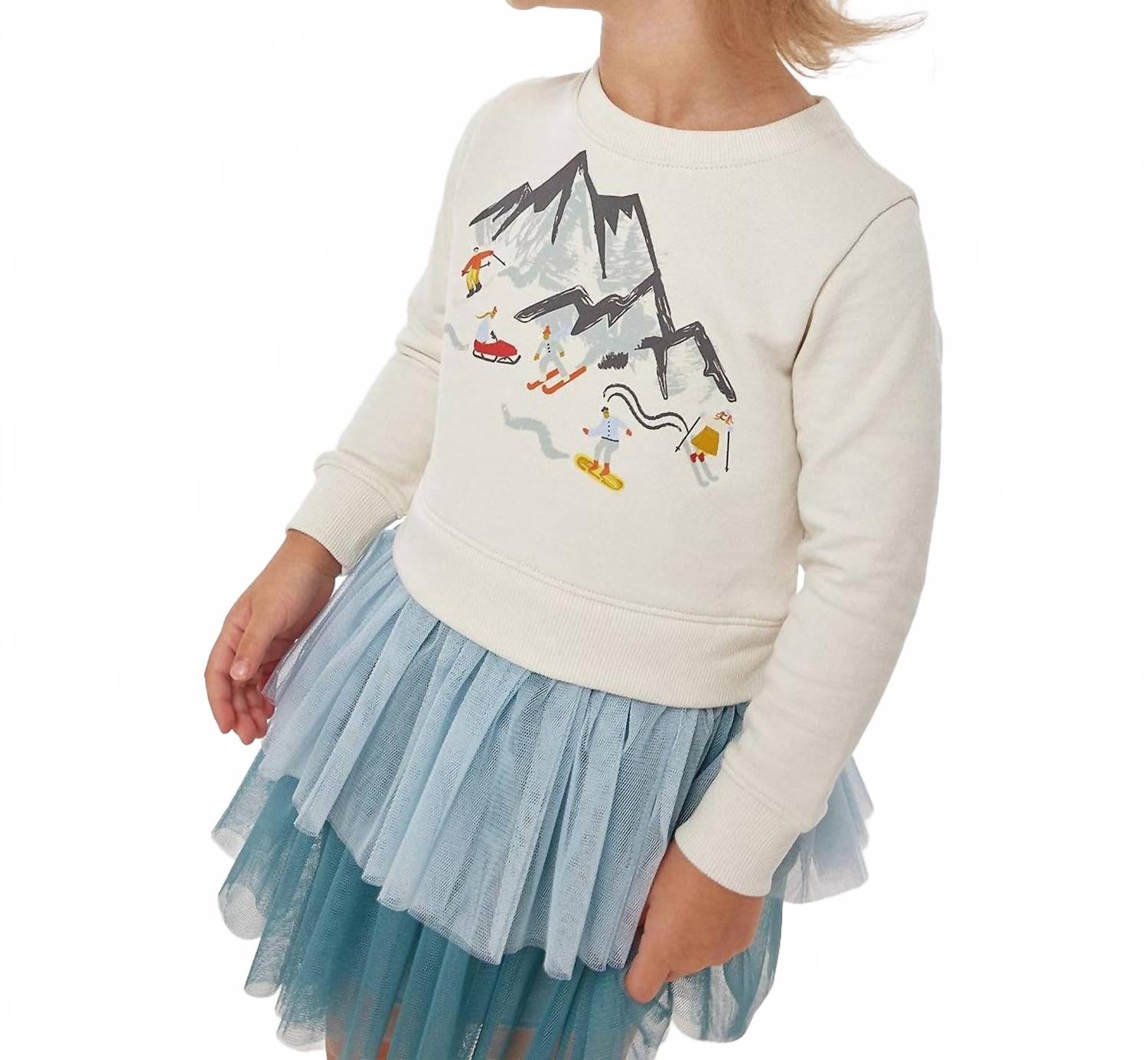 Платье-свитшот из тюля для зимних видов спорта Piccolina Kids, Snow Sports
Платье-свитшот из тюля для зимних видов спорта Piccolina Kids, Snow Sports