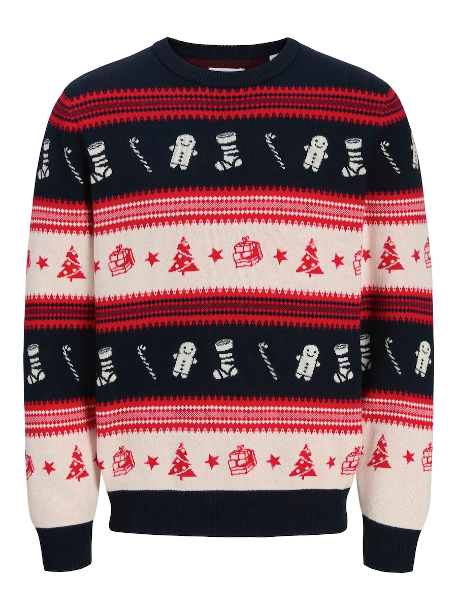 Свитер JACK & JONES JJXmas Noel, темно-синий/красный
Свитер JACK & JONES JJXmas Noel, темно-синий/красный