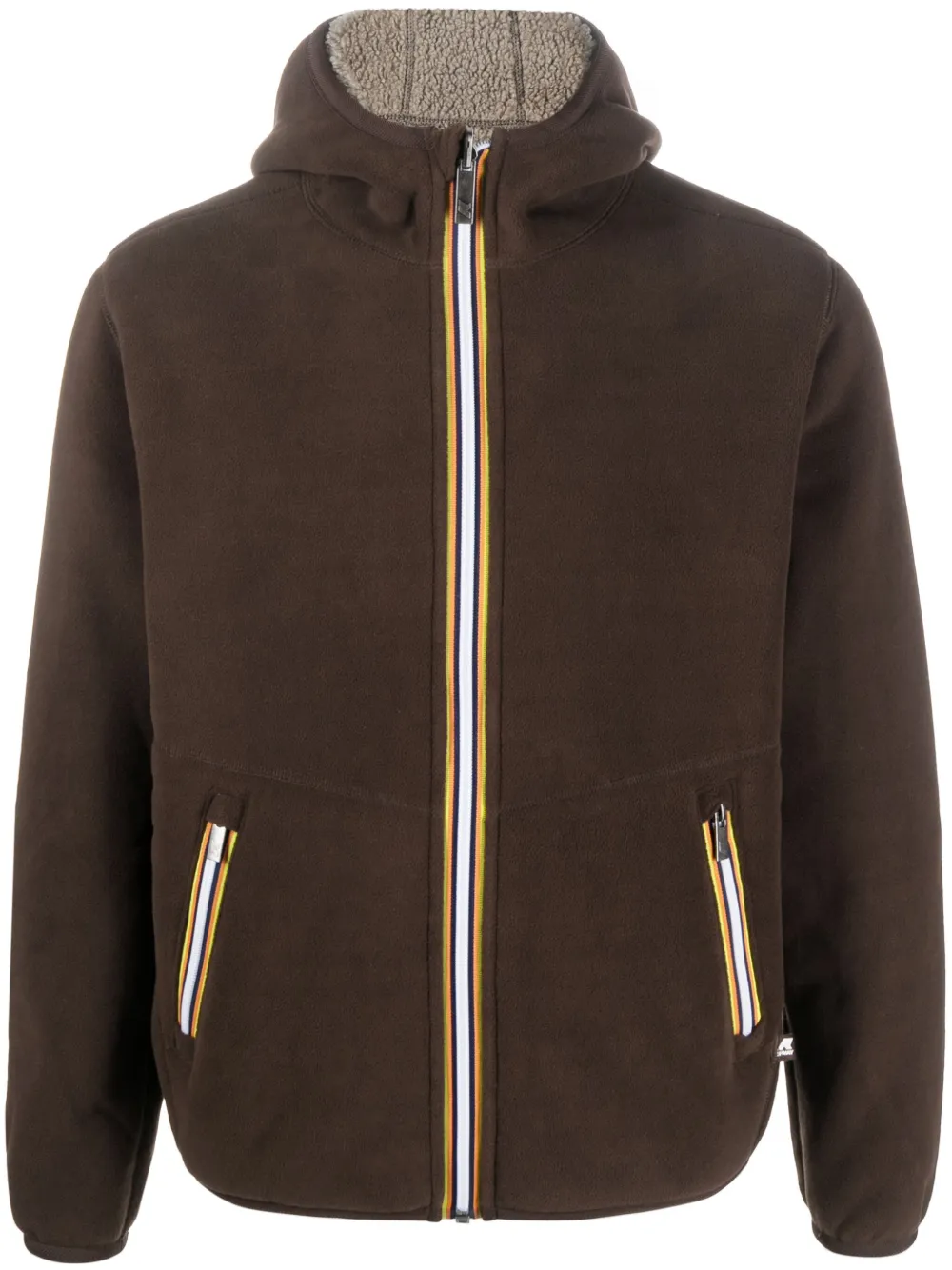 Двусторонняя куртка K-Way R&D, коричневый
Двусторонняя куртка K-Way R&D, коричневый