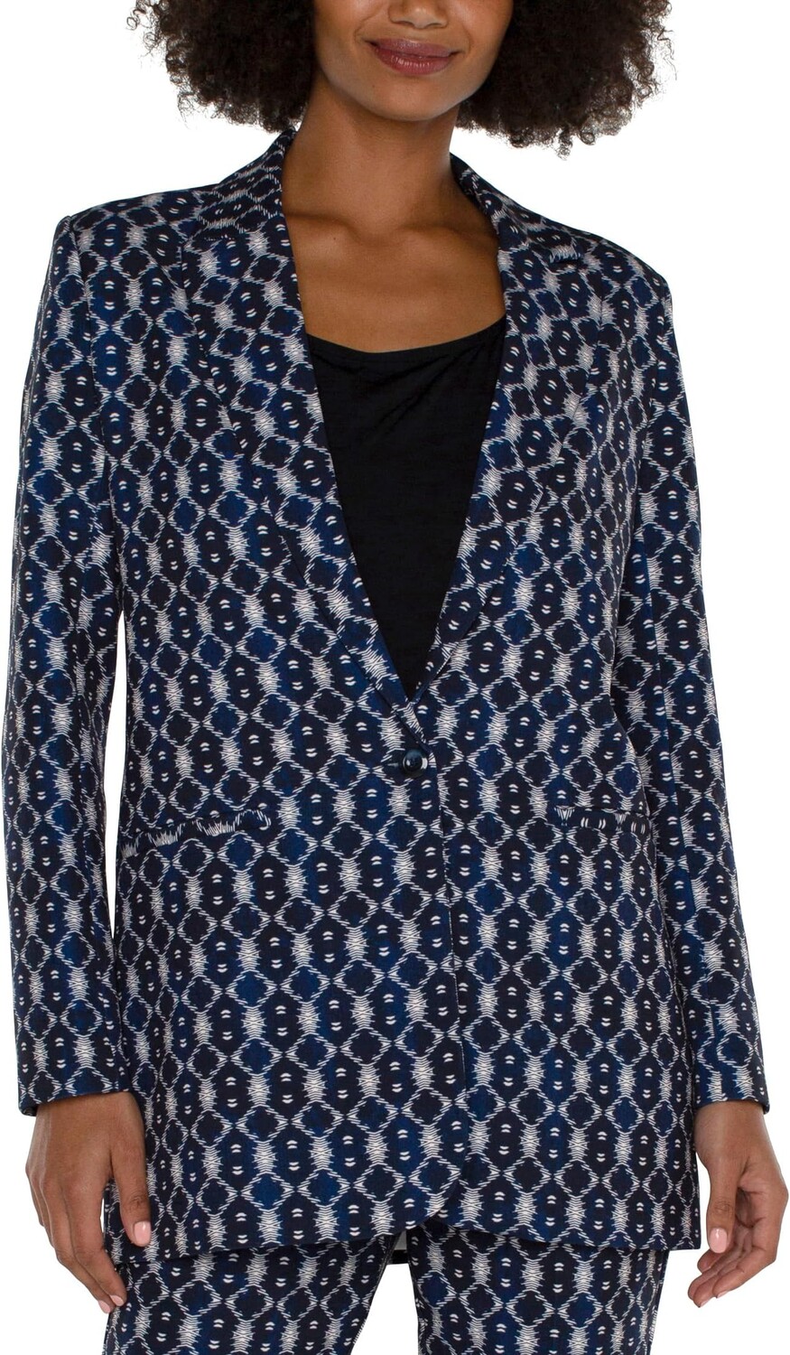 Блейзер Liverpool Los Angeles Button Front Boyfriend Blazer Luxe Stretch Suiting, цвет Navy Batik Prnt
Блейзер Liverpool Los Angeles Button Front Boyfriend Blazer Luxe Stretch Suiting, цвет Navy Batik Prnt