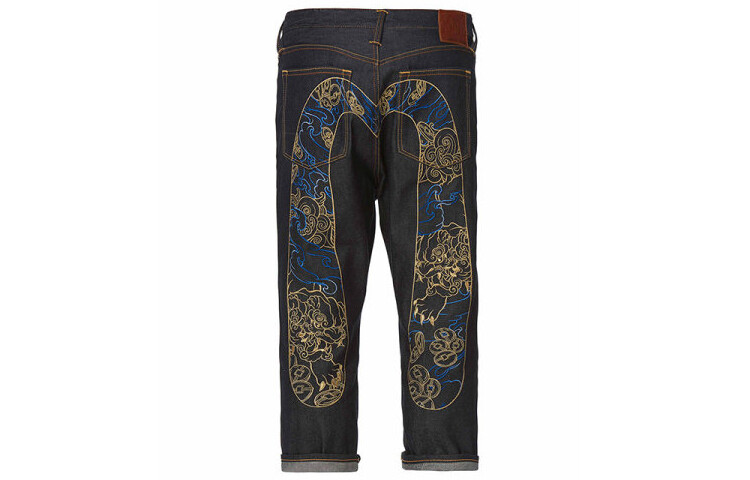 Джинсы мужские деним синие Evisu, темно-синий
Джинсы мужские деним синие Evisu, темно-синий