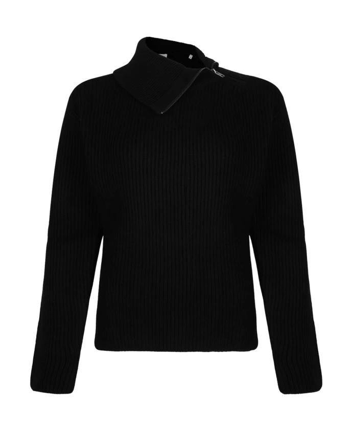 Шерстяной свитер в рубчик с рисунком божьей коровки P.A.R.O.S.H., черный
Шерстяной свитер в рубчик с рисунком божьей коровки P.A.R.O.S.H., черный