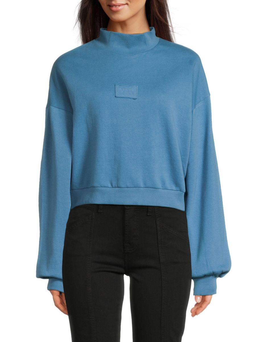 Укороченная толстовка с воротником-стойкой Eleven Paris, цвет Blue Heaven
Укороченная толстовка с воротником-стойкой Eleven Paris, цвет Blue Heaven