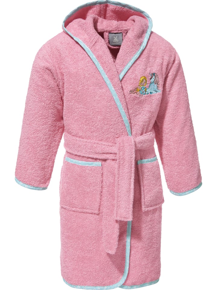 Erwin Müller Детский банный халат из махровой ткани с капюшоном, розовый
Erwin Müller Детский банный халат из махровой ткани с капюшоном, розовый