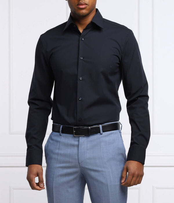 Рубашка мужская Boss Slim Fit, синий 
Рубашка мужская Boss Slim Fit, синий