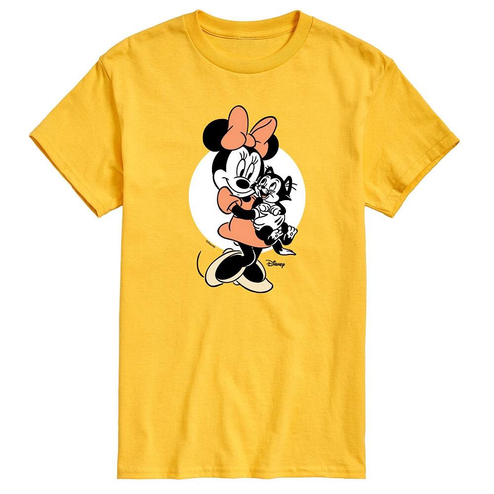 Мужская футболка с рисунком Минни Маус и Фигаро Disney's, желтый
Мужская футболка с рисунком Минни Маус и Фигаро Disney's, желтый