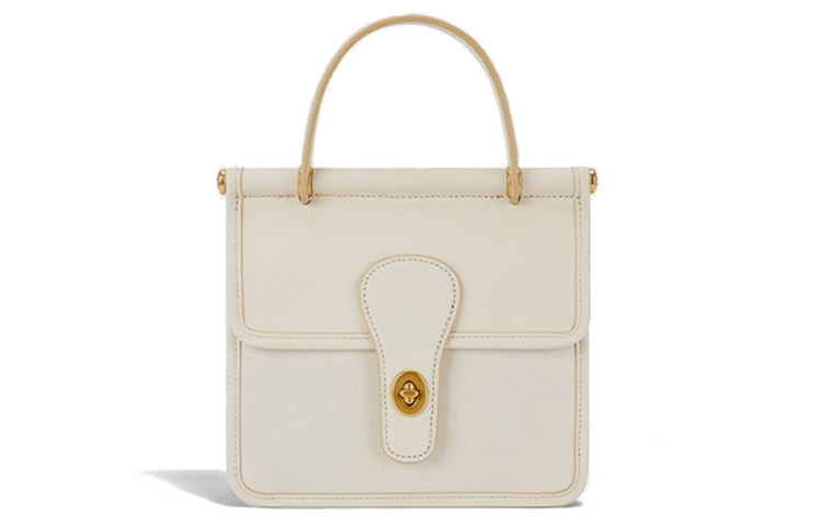 Сумка через плечо Willis из состаренной белой кожи Coach малого размера 
Сумка через плечо Willis из состаренной белой кожи Coach малого размера