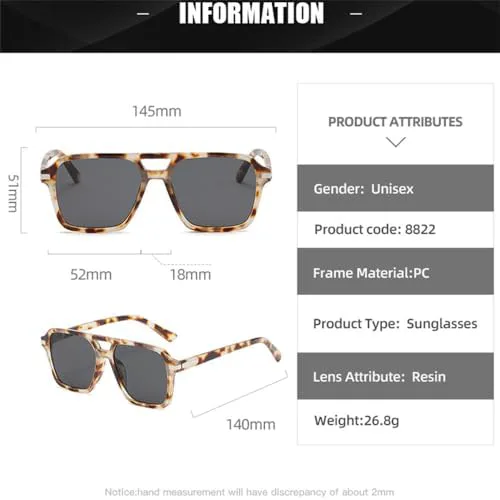 Солнцезащитные очки для женщин и мужчин в стиле ретро с леопардовым принтом, большие солнцезащитные очки с градиентными линзами, очки для вождения MTZJH, 5
Солнцезащитные очки для женщин и мужчин в стиле ретро с леопардовым принтом, большие солнцезащитные очки с градиентными линзами, очки для вождения MTZJH, 5