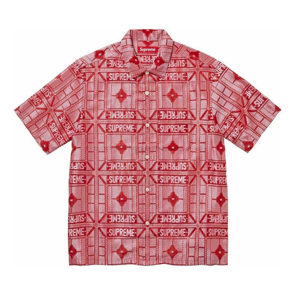 Рубашка tray jacquard s/s shirt 'red' Supreme, красный
Рубашка tray jacquard s/s shirt 'red' Supreme, красный