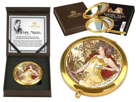 Зеркало - А. Муха, Времена года, Осень (КАРМАНИ), Carmani, золотой
Зеркало - А. Муха, Времена года, Осень (КАРМАНИ), Carmani, золотой