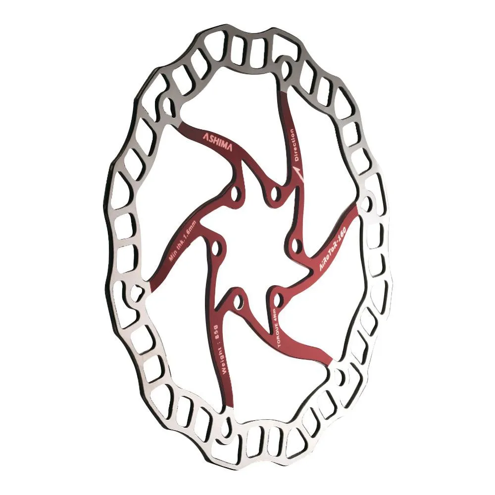 Тормозной диск Ashima Aro 08 Ultralight 6B, серебряный 
Тормозной диск Ashima Aro 08 Ultralight 6B, серебряный