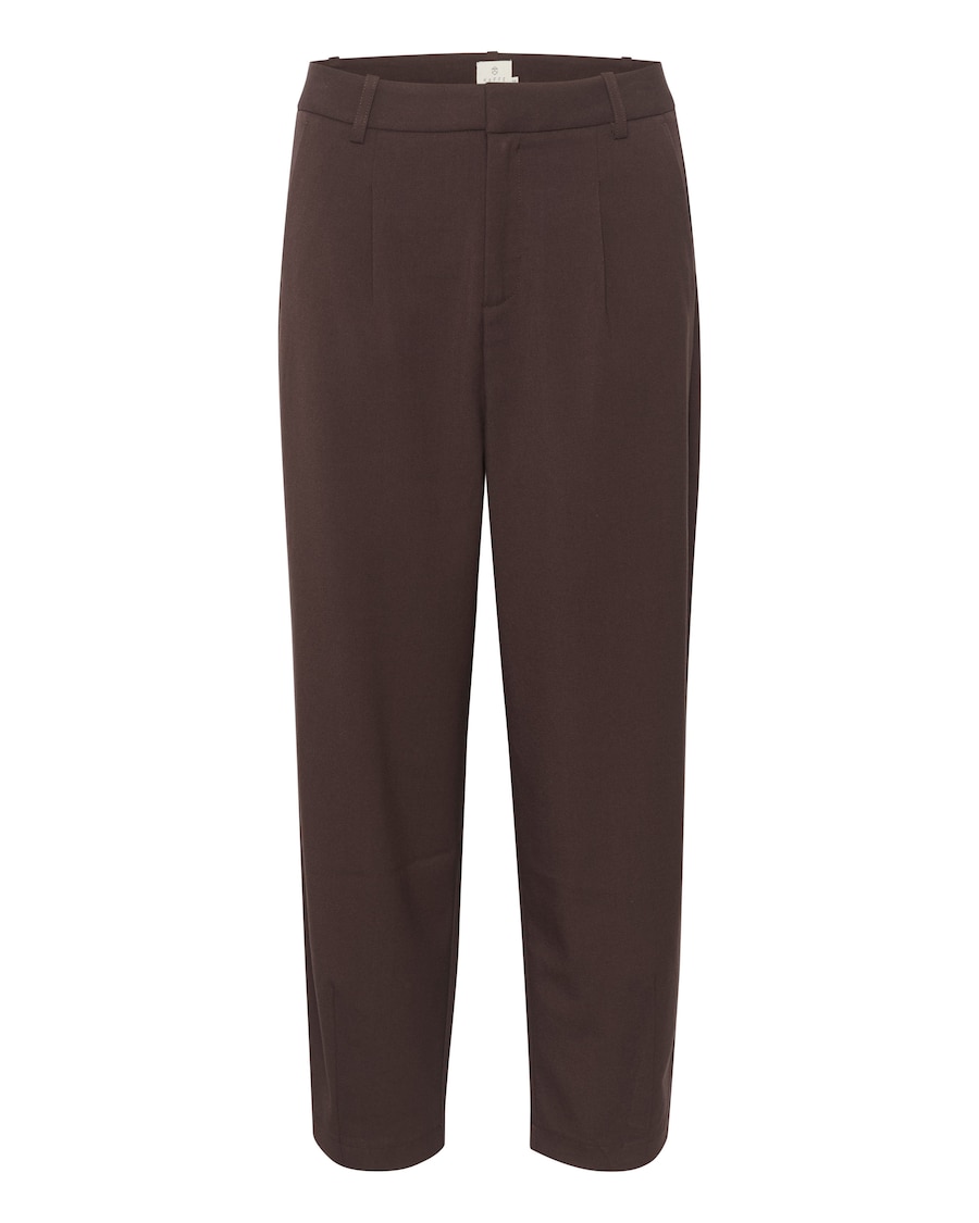 Зауженные брюки со складками спереди Kaffe Merle, темно-коричневый
Зауженные брюки со складками спереди Kaffe Merle, темно-коричневый