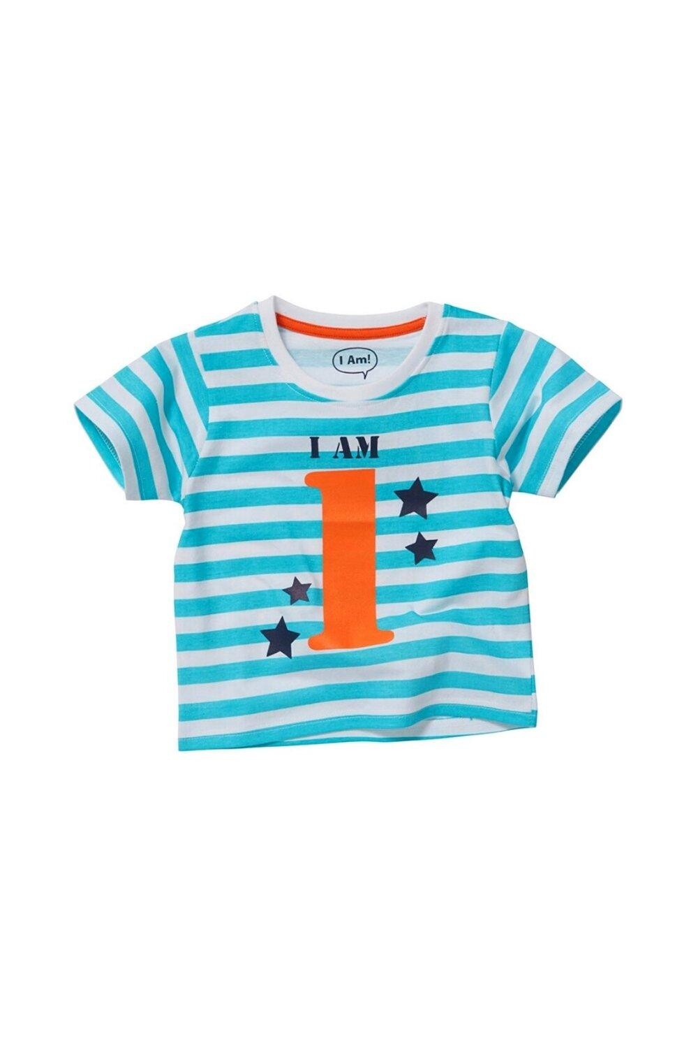 Футболка «Мне 3 дня рождения» I Am!, синий
Футболка «Мне 3 дня рождения» I Am!, синий