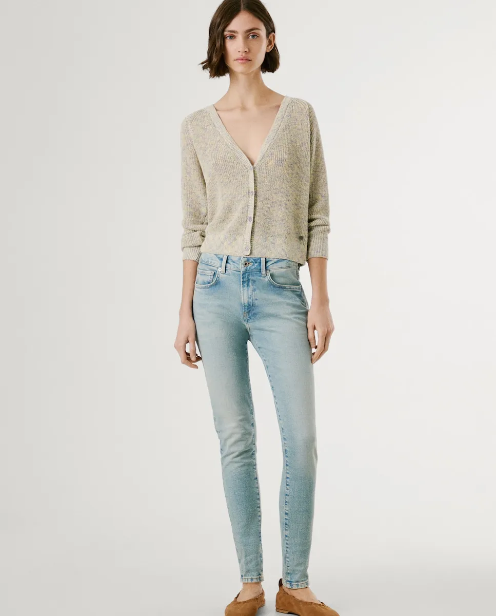 Женские джинсы-скинни с эффектом поношенности Pepe Jeans, светло-голубой
Женские джинсы-скинни с эффектом поношенности Pepe Jeans, светло-голубой