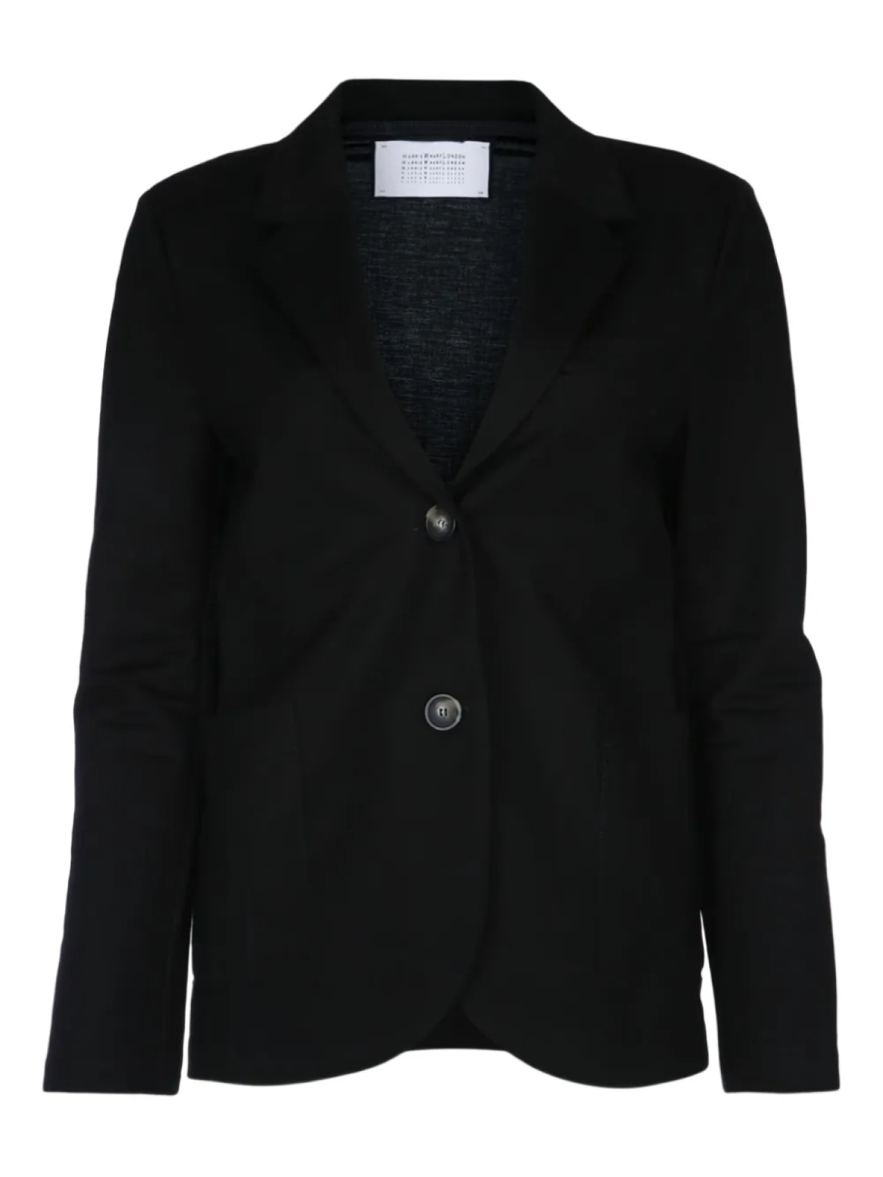 Однобортный блейзер Harris Wharf London, черный
Однобортный блейзер Harris Wharf London, черный