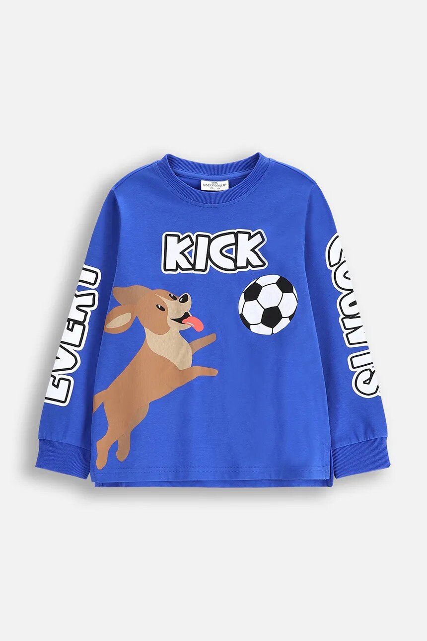 Детская хлопковая толстовка Coccodrillo, синий
Детская хлопковая толстовка Coccodrillo, синий