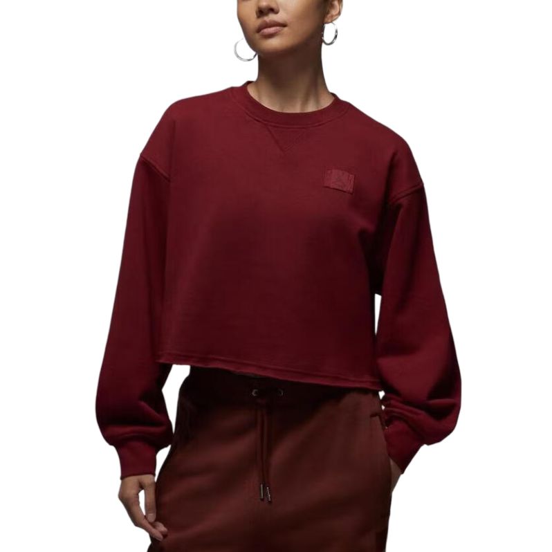 Jordan Женская толстовка темно-красного цвета с круглым вырезом, средней толщины
Jordan Женская толстовка темно-красного цвета с круглым вырезом, средней толщины