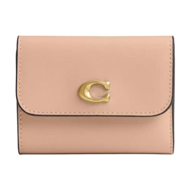 COACH Миниатюрный кожаный кошелёк женский светло-коричневый, Light Brown
COACH Миниатюрный кожаный кошелёк женский светло-коричневый, Light Brown