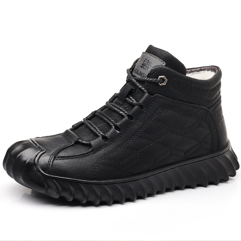 Mulinsen Нескользящие износостойкие повседневные туфли средней высоты, мужские, черные
Mulinsen Нескользящие износостойкие повседневные туфли средней высоты, мужские, черные