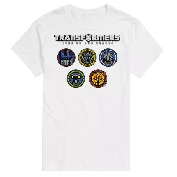 Мужская футболка с логотипом Трансформеров и значками Licensed Character, белый
Мужская футболка с логотипом Трансформеров и значками Licensed Character, белый