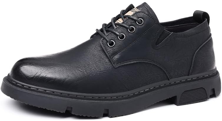 Мужские винтажные кожаные оксфорды на шнуровке, удобные туфли с круглым носком, противоскользящие, повседневные, модные, деловые туфли (черные, US-10.5) Rzdysq
Мужские винтажные кожаные оксфорды на шнуровке, удобные туфли с круглым носком, противоскользящие, повседневные, модные, деловые туфли (черные, US-10.5) Rzdysq