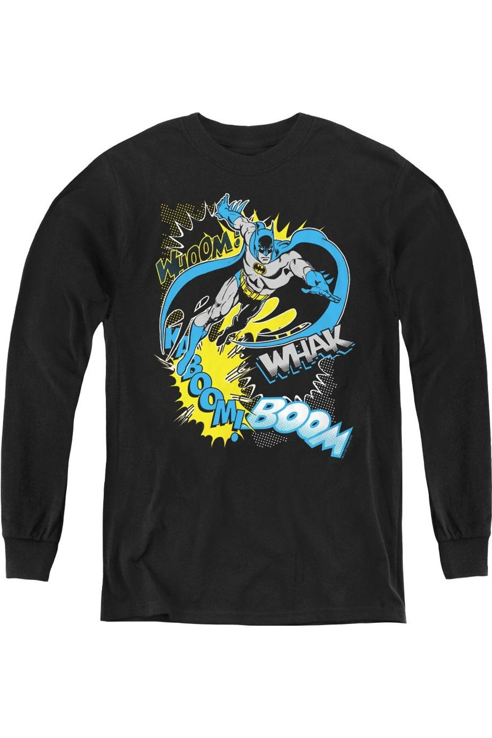 Футболка с длинным рукавом Batman с эффектами летучей мыши для детей Gildan, черный
Футболка с длинным рукавом Batman с эффектами летучей мыши для детей Gildan, черный
